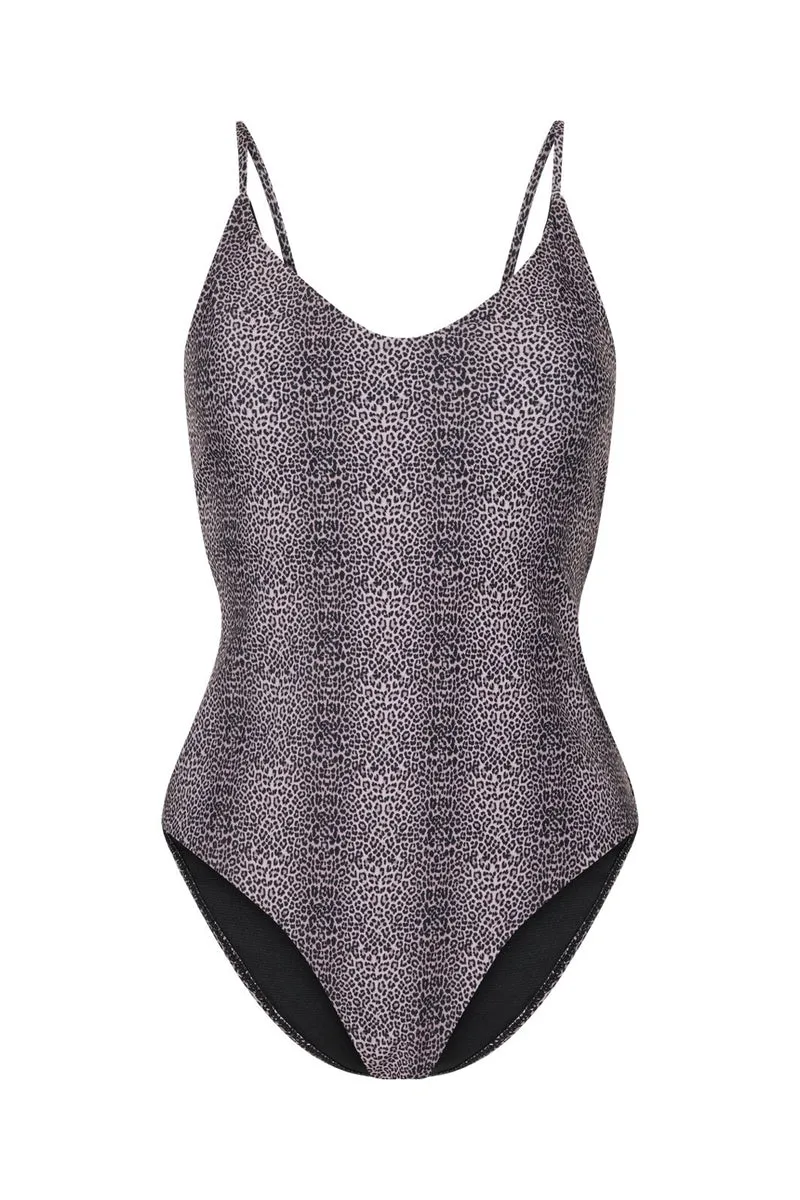 Pieces - Pcbaomi Swimsuit - 4964535 Black Mini Leo