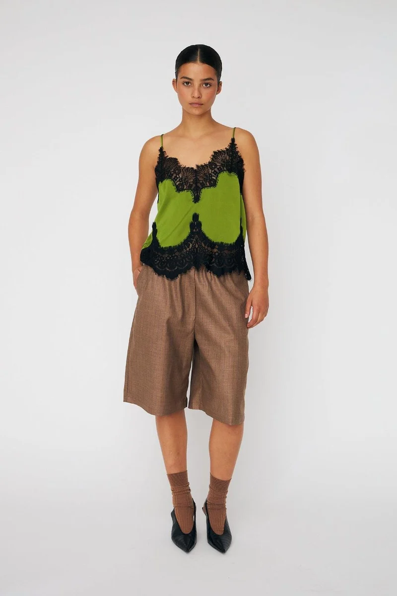Stella Nova - Delicate Lace Topcp62-2486 - 212 Green Flash
