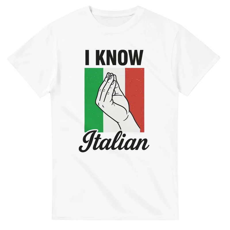 T-shirt Original – I Know Italian