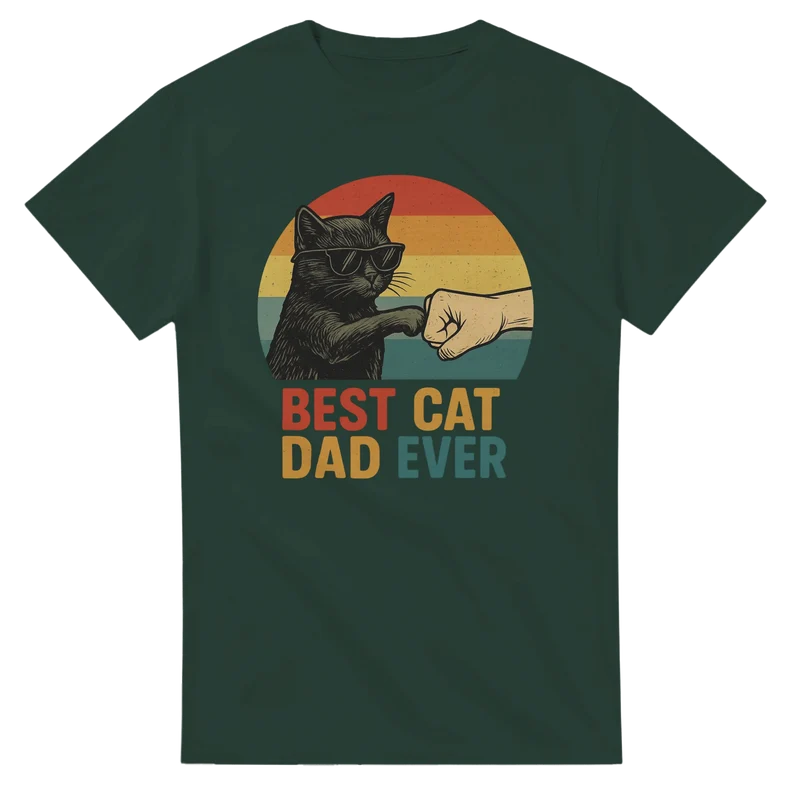 T-shirt Original – Best Cat Dad Ever