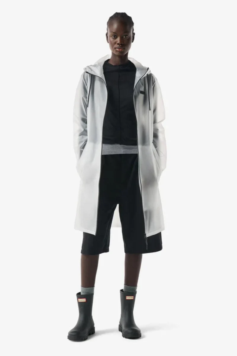 Hunter - Pu Raincoat Haru0003261 - Clear Matte