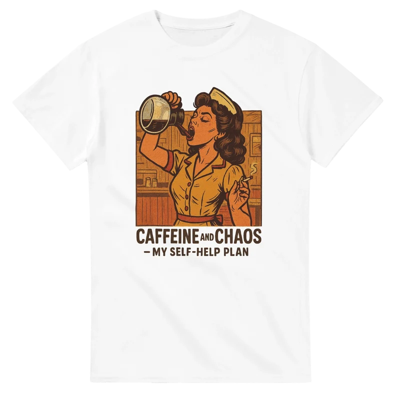 T-shirt Original – Caffeine and Chaos