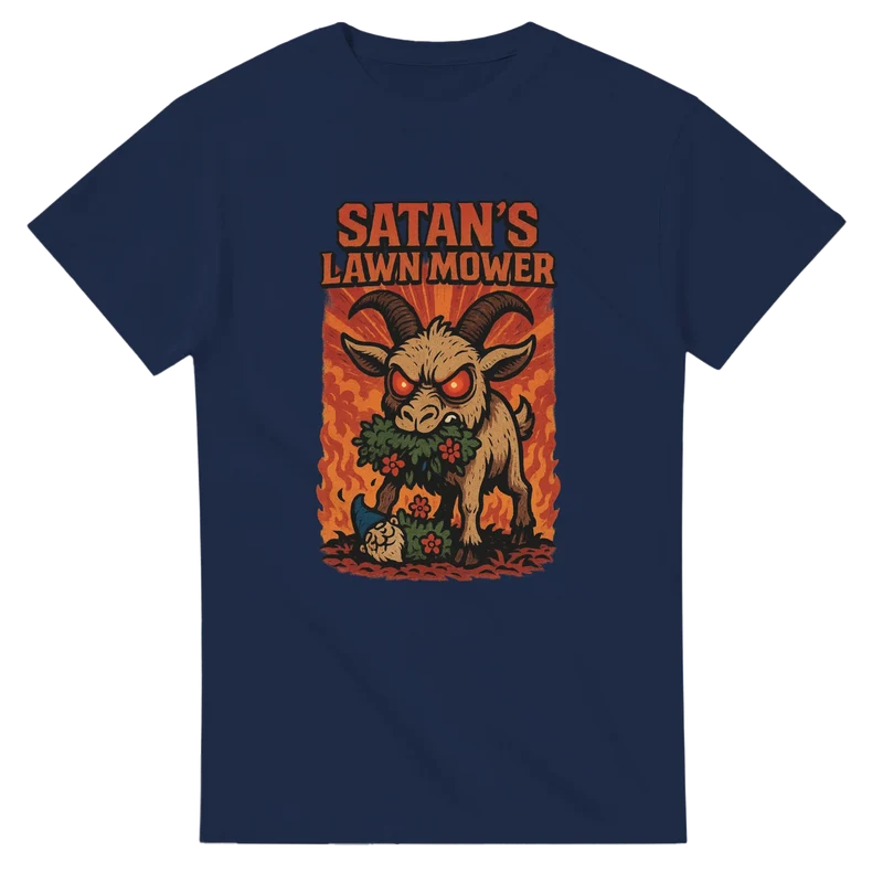 T-shirt - Satan's lawn mower