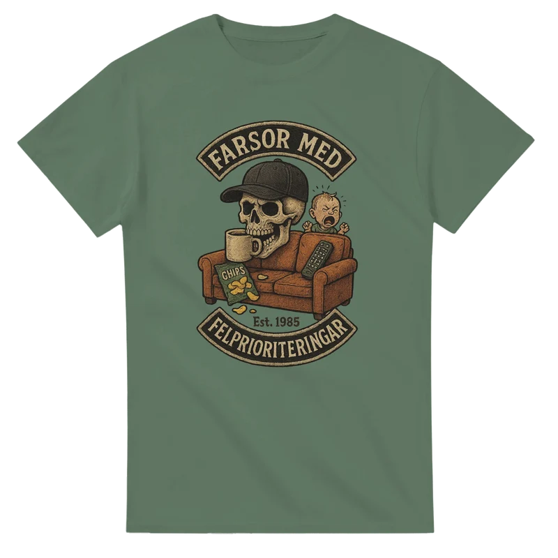 T-shirt Original – Farsor med felprioriteringar