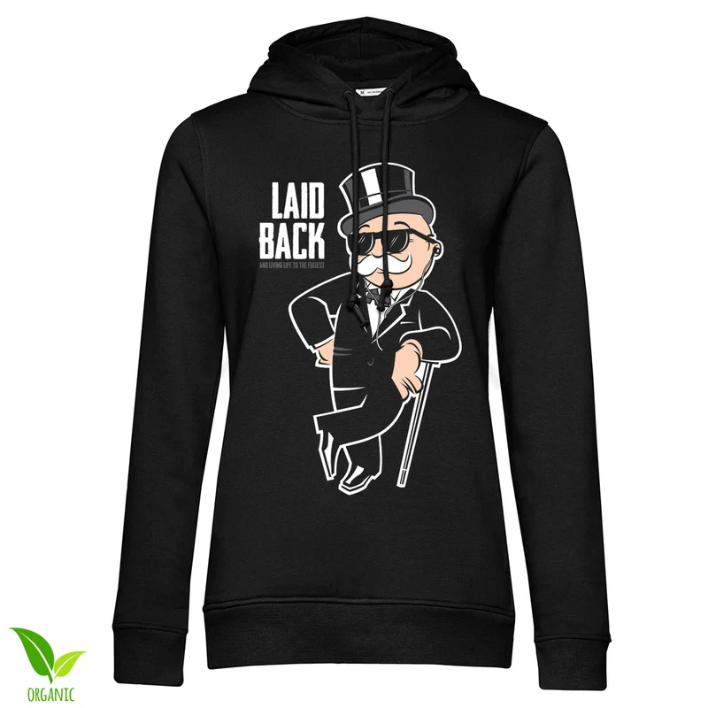 Mr Monopoly - Laid Back Girly Hoodie