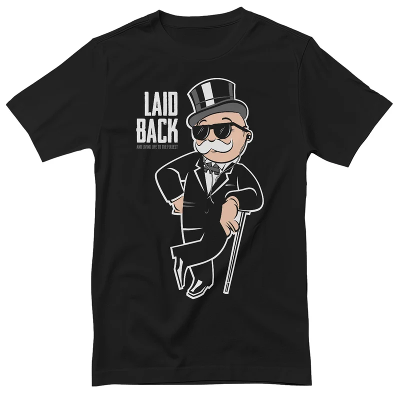 Mr Monopoly - Laid Back T-Shirt
