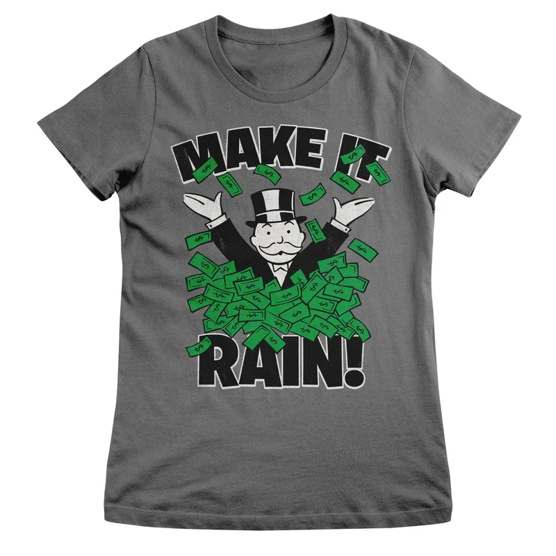Monopoly - Make It Rain Girly Tee