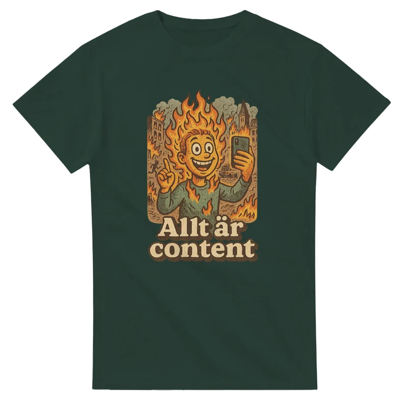 T-Shirt - Allt är content