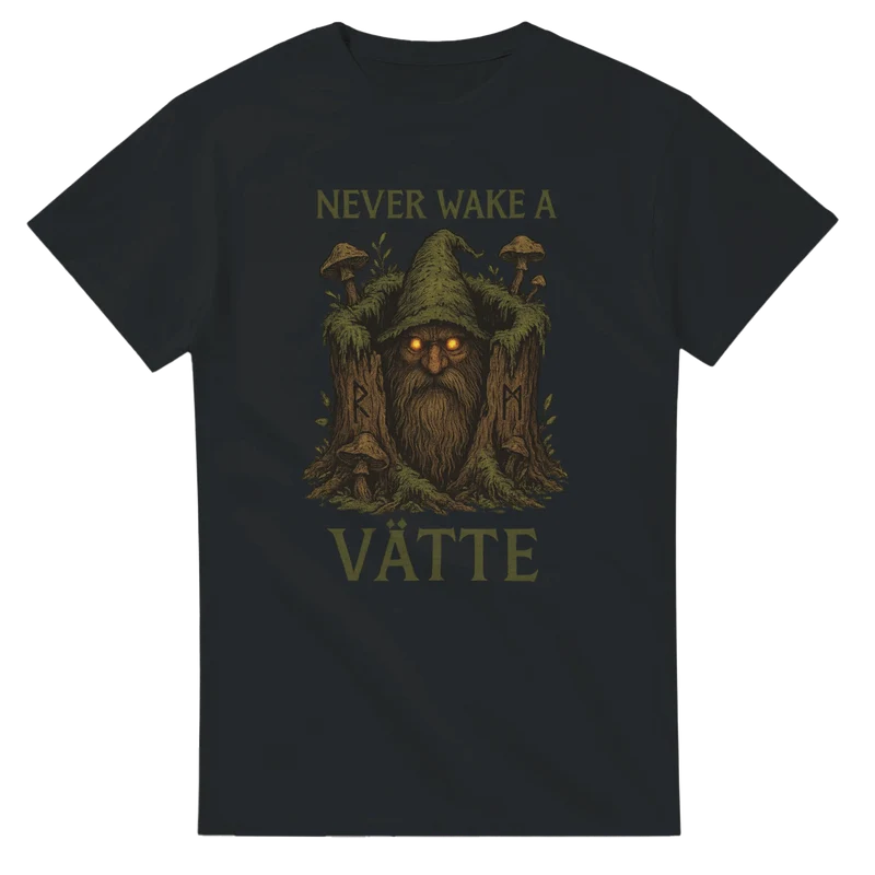 T-shirt Original – Never Wake a Vätte