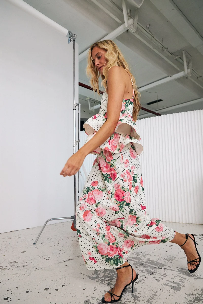 Cras - Joselle Skirt C710 - Polka Rose