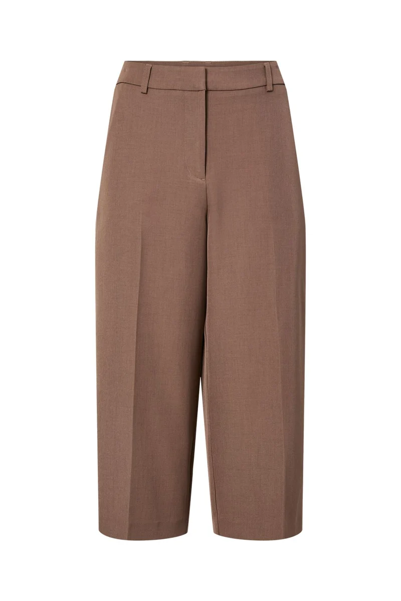 Pieces - Pcblossom Culotte Pants - 4917041 Coffee Quartz