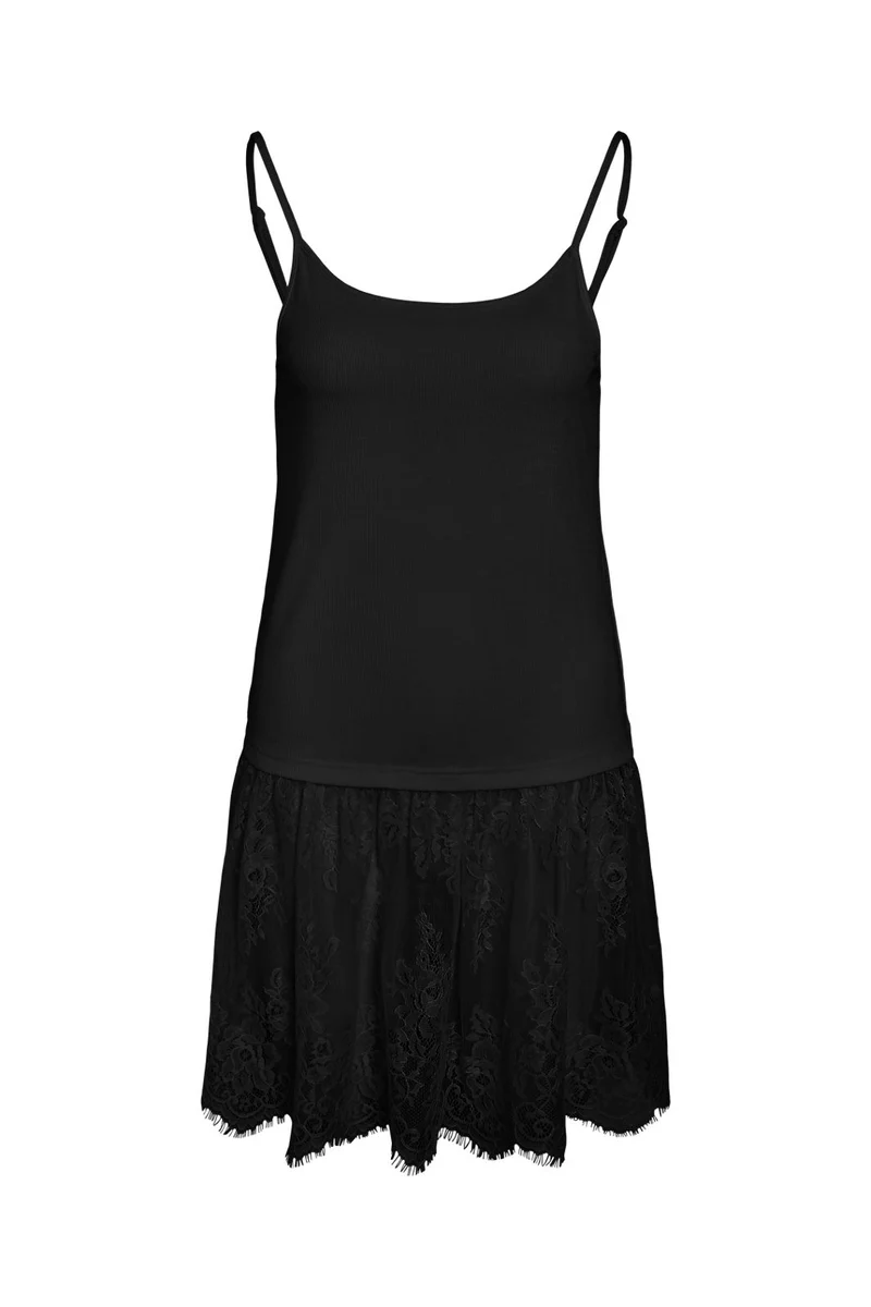 Noisy May - Nmnille Singlet Lace Top /Tnt9 - 5133278 Black