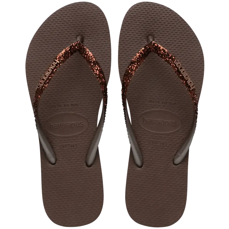 Havaianas - Hav. Slim Glitter Ii - 0727 Dark Brown