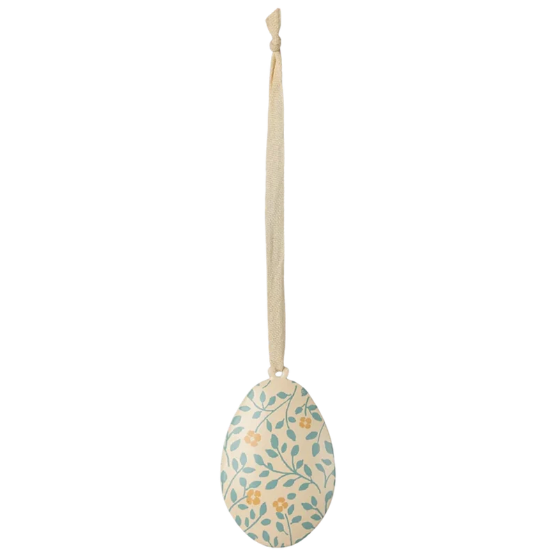 Maileg - Påskeæg Ophæng, Blade - Mint - Onesize