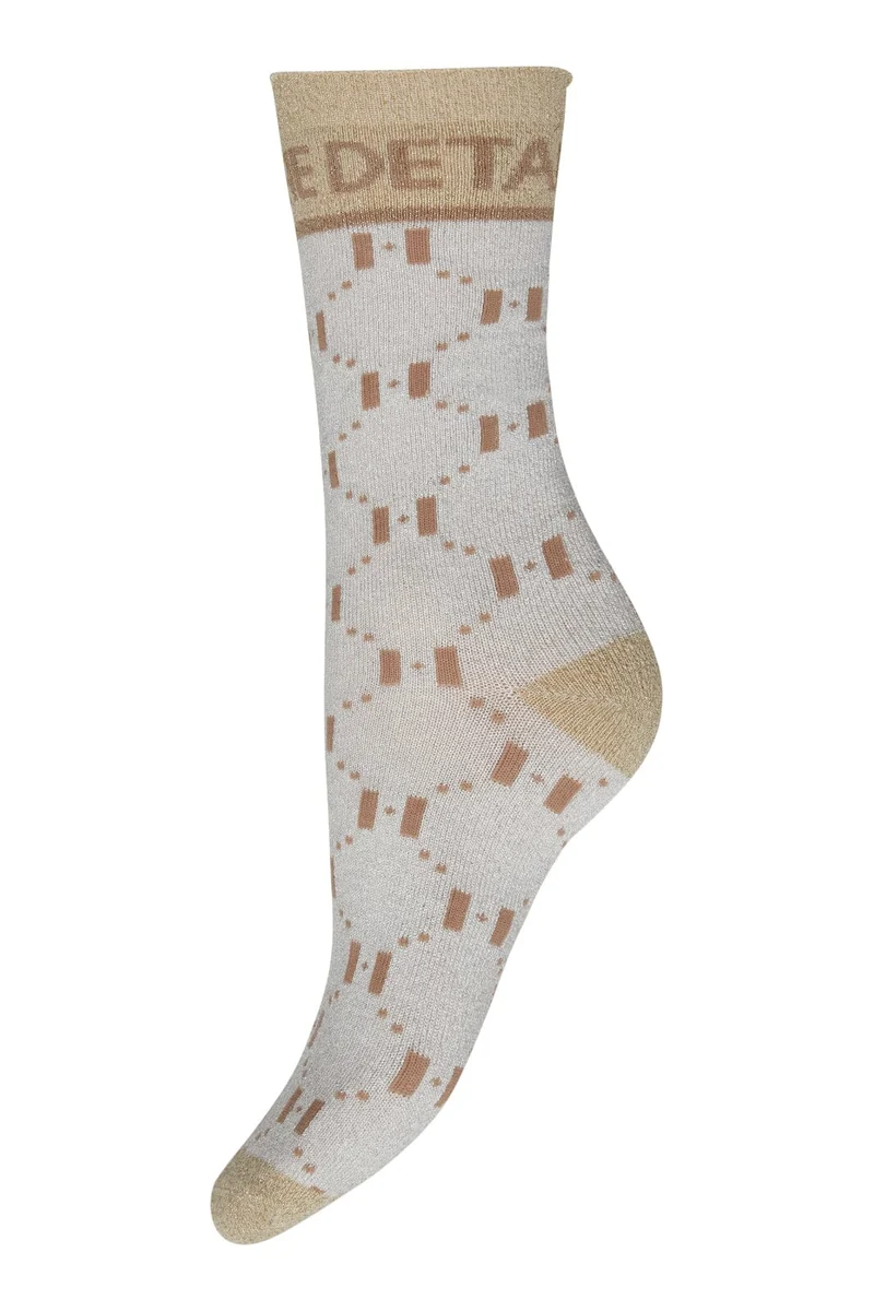 Hype The Detail - Sock W/Lurex 21563-75 - 1102 - Ivory