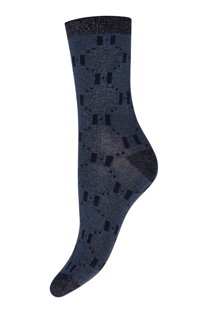 Hype The Detail - Sock W/Lurex 21562-75 - 4909 - Navy