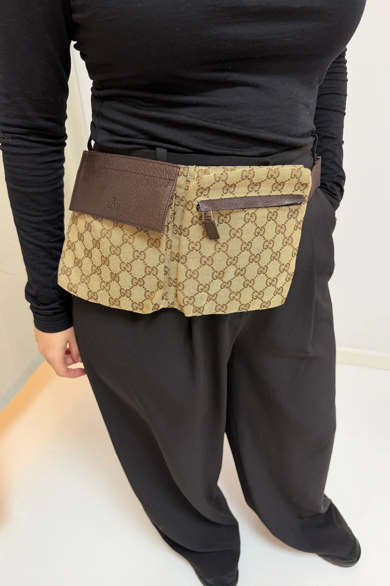 Preloved Vintageline x Molly&My - Vintage Gucci Bumbag 4 - Brown