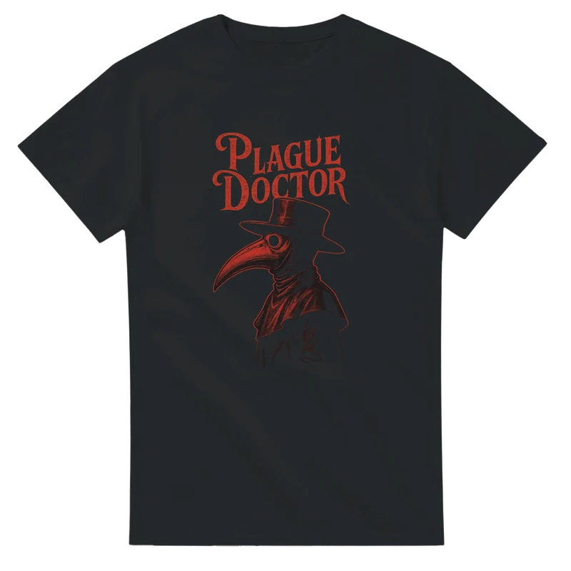 T-shirt Original - Plague Doctor Red