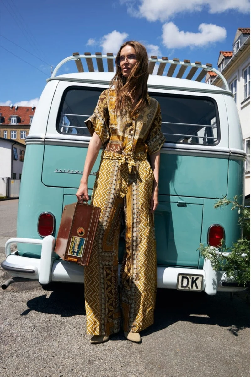 Lollys Laundry - Mathildell Jumpsuit Ss26153-4001 - 64 Graphic Print