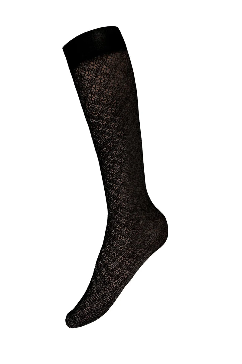 Wolford - Blossom Knee-highs 31598 - 7005 Black