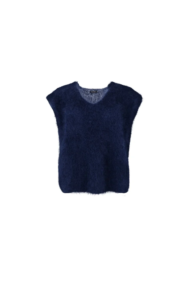 Black Colour - Bcbjoerk Pullover Vest 1252 - Navy
