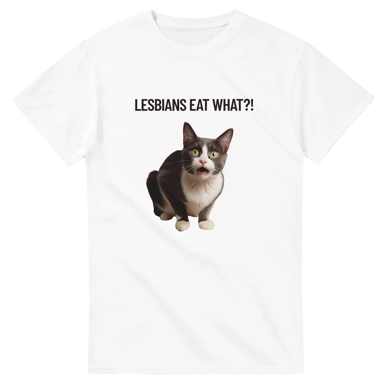 T-shirt Original - Lesbians eat what?
