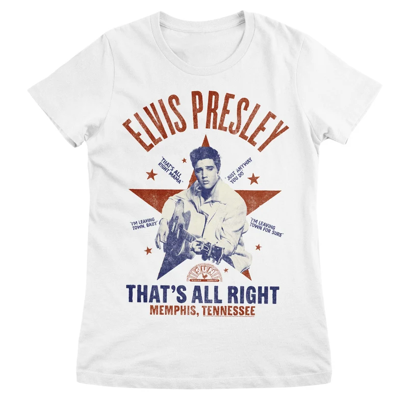 Elvis Prsley - That's All Right Girly Tee
