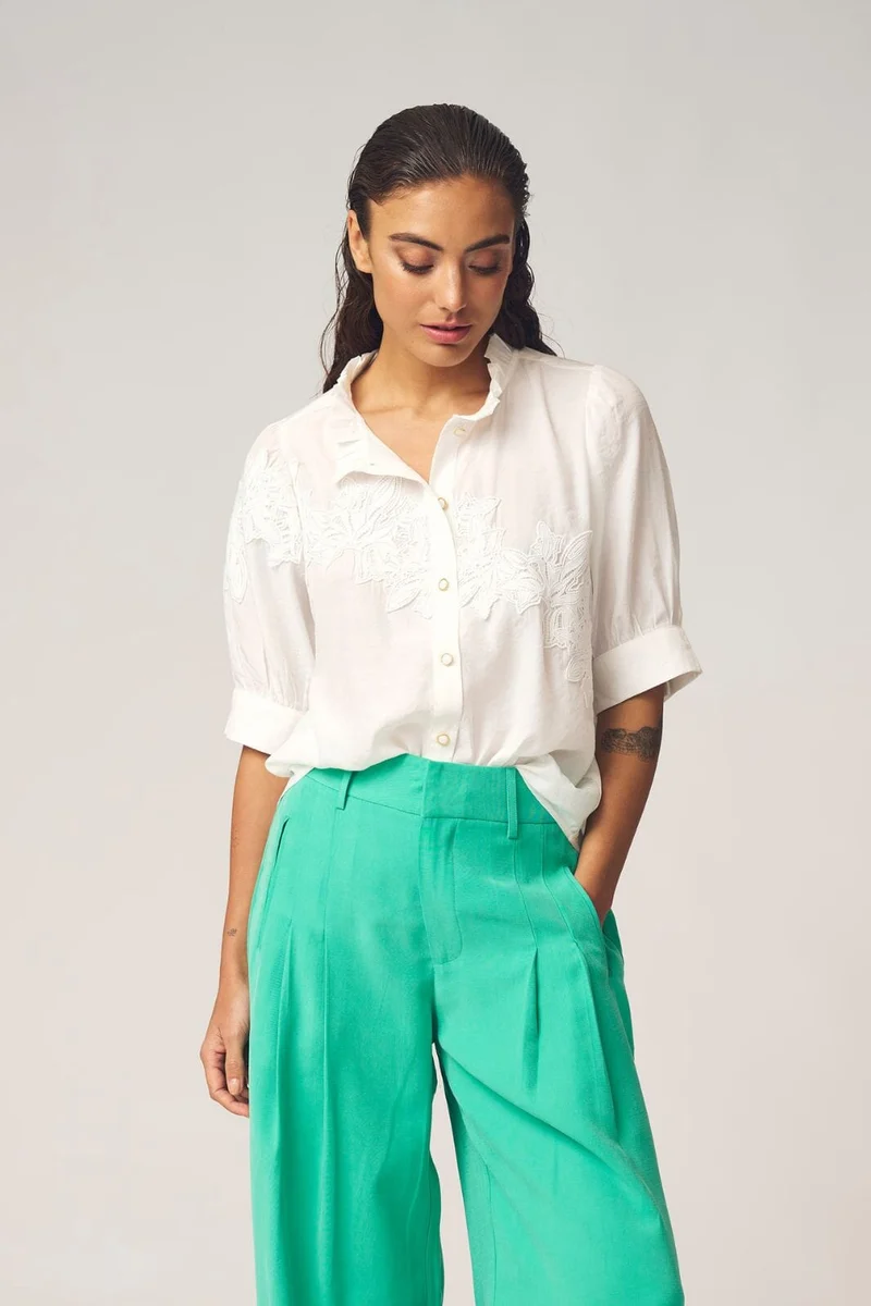 Gossia - Milgo Ellie Blouse G3152 - Off-White