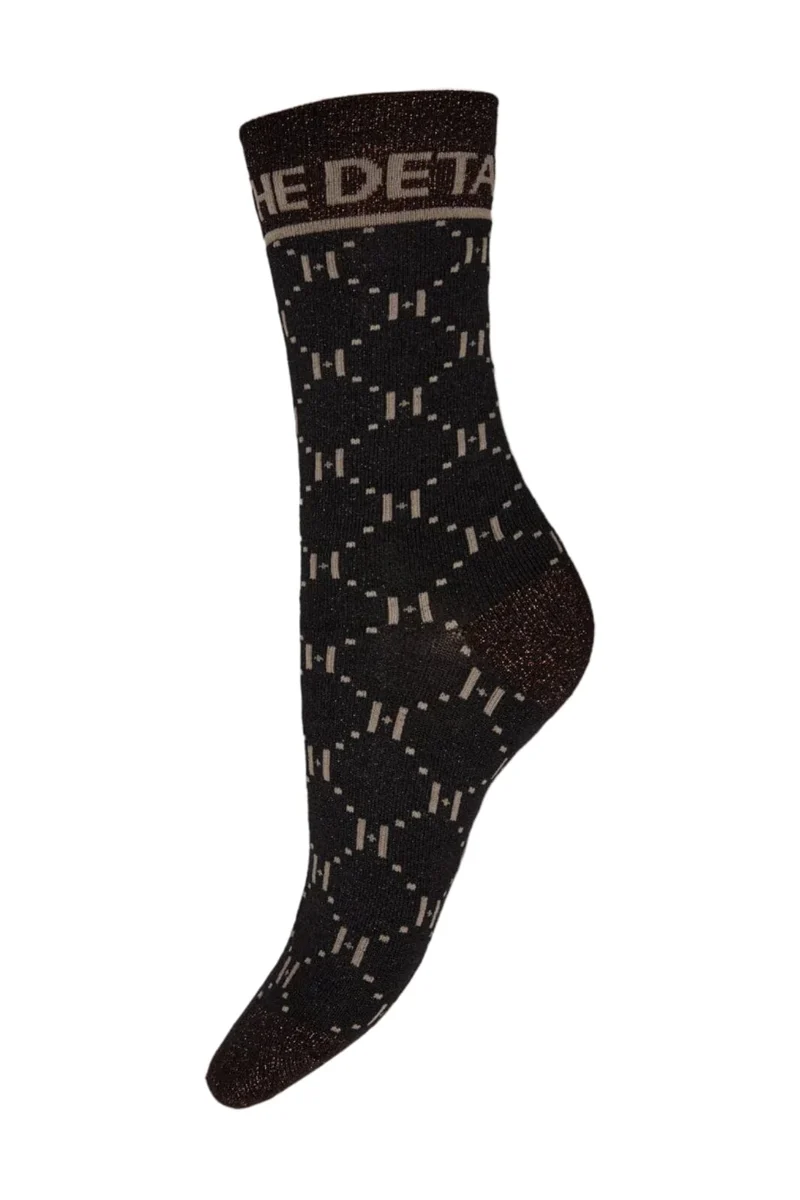 Hype The Detail - Sock W/Lurex 21565-75 - 7 - Sort