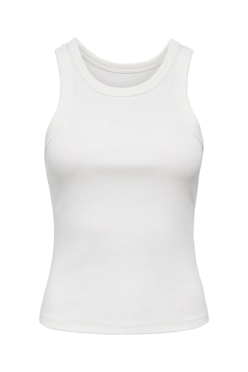 Only - Onlval 2-Way Tank Top - 5043199 Cloud Dancer