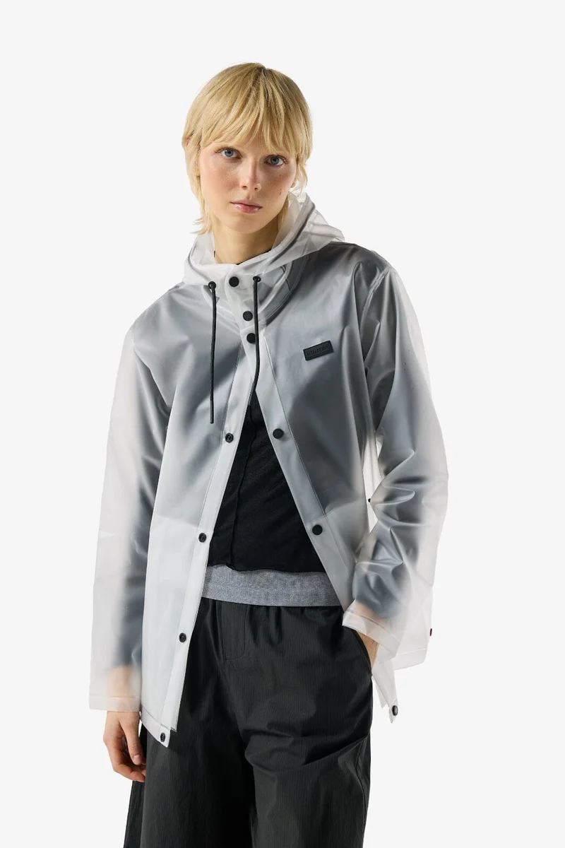 Hunter - Pu Hooded Jacket Haru0001261cm - Clear Matte