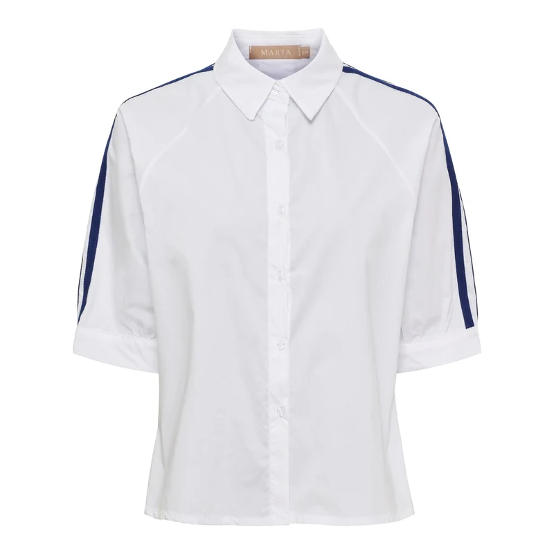 Marta Du Chateau - Mdcbambi Shirt 268819 - White/Navy