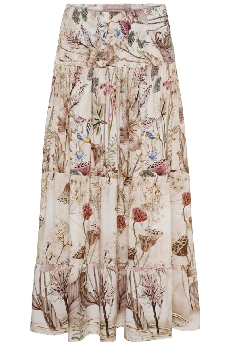 Marta Du Chateau - Mdcjosefina Skirt 5849 - Beigexpa5021