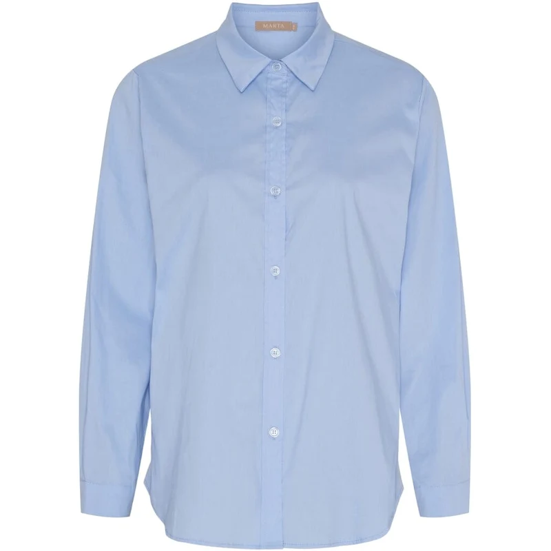Marta Du Chateau - Mdcnicoline Shirt 85700 - Lightblue