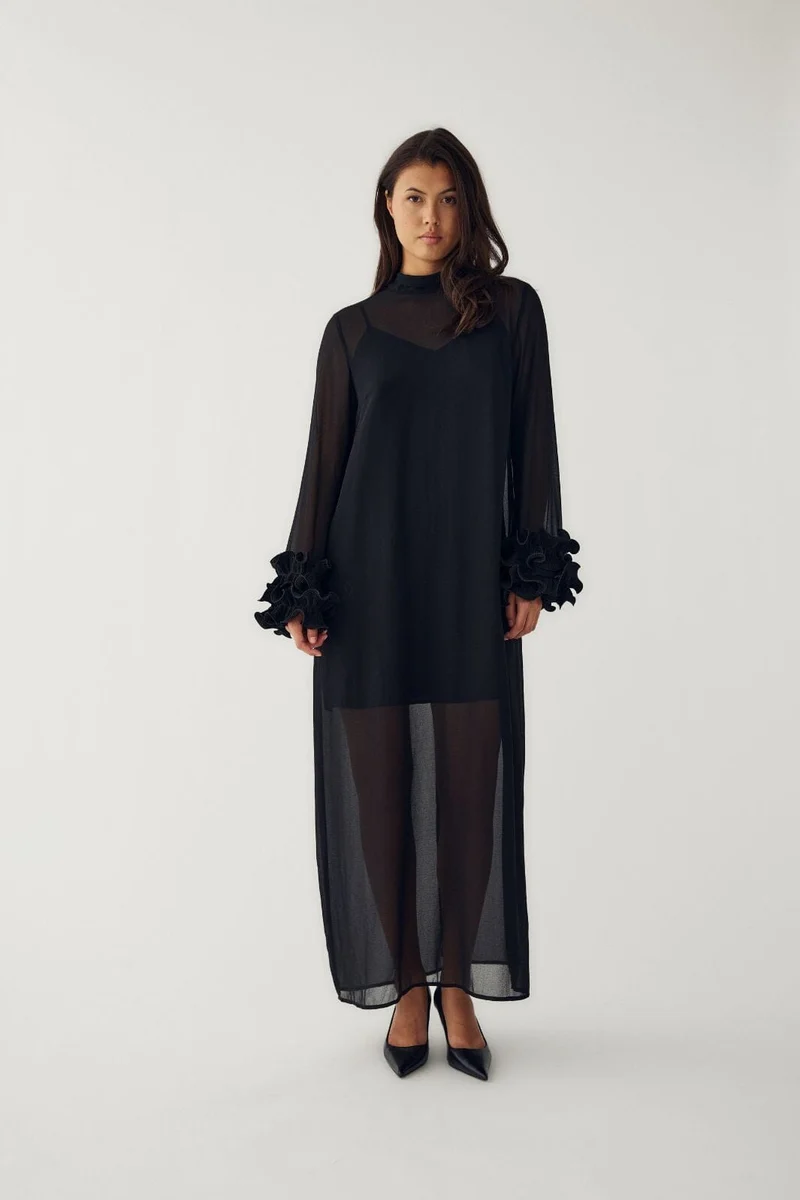 Noella - N-Latania Long Dress 14510005 - 004 - Black