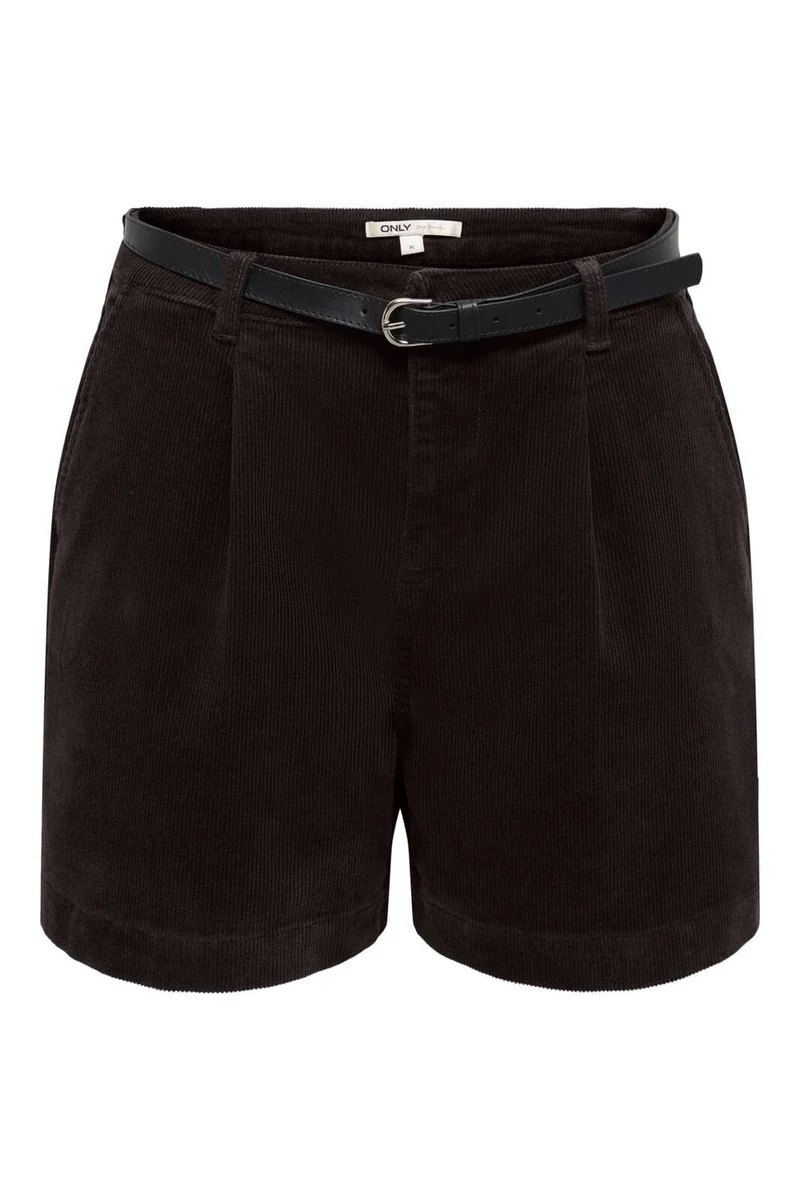Only - Onlzeva Belt Cord Shorts Cc - 5101092 Chocolate Torte
