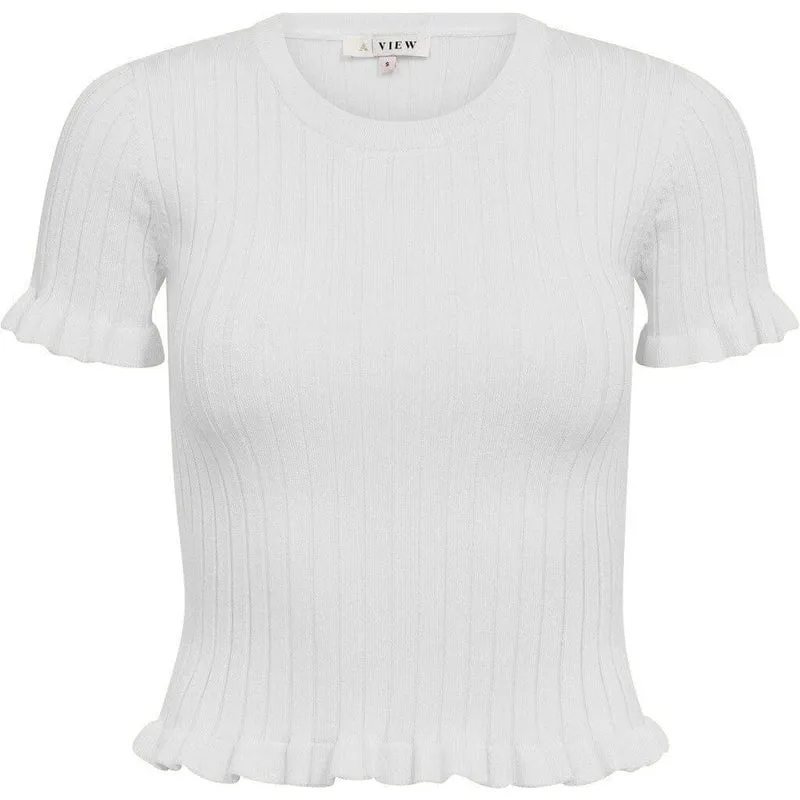 A-View - Fabi Knit Top AV7079 - 000 - White