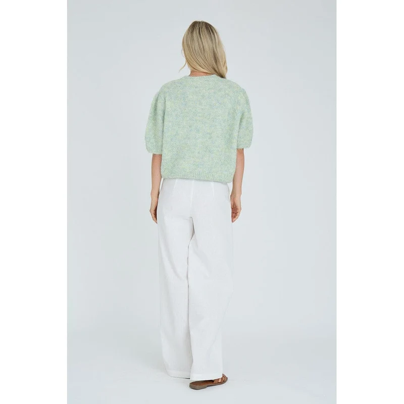 A-View - Inge S/S Knit Pullover AV7076 - 108 - Pale Mint