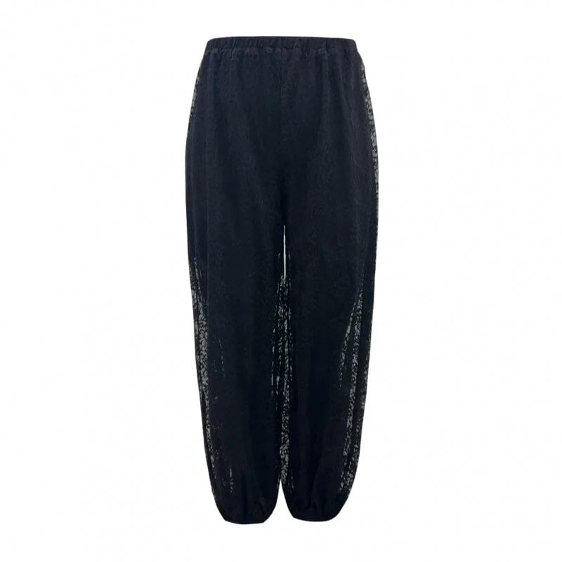 Dear Molly - Ballon Lace Pants 165142B - Black