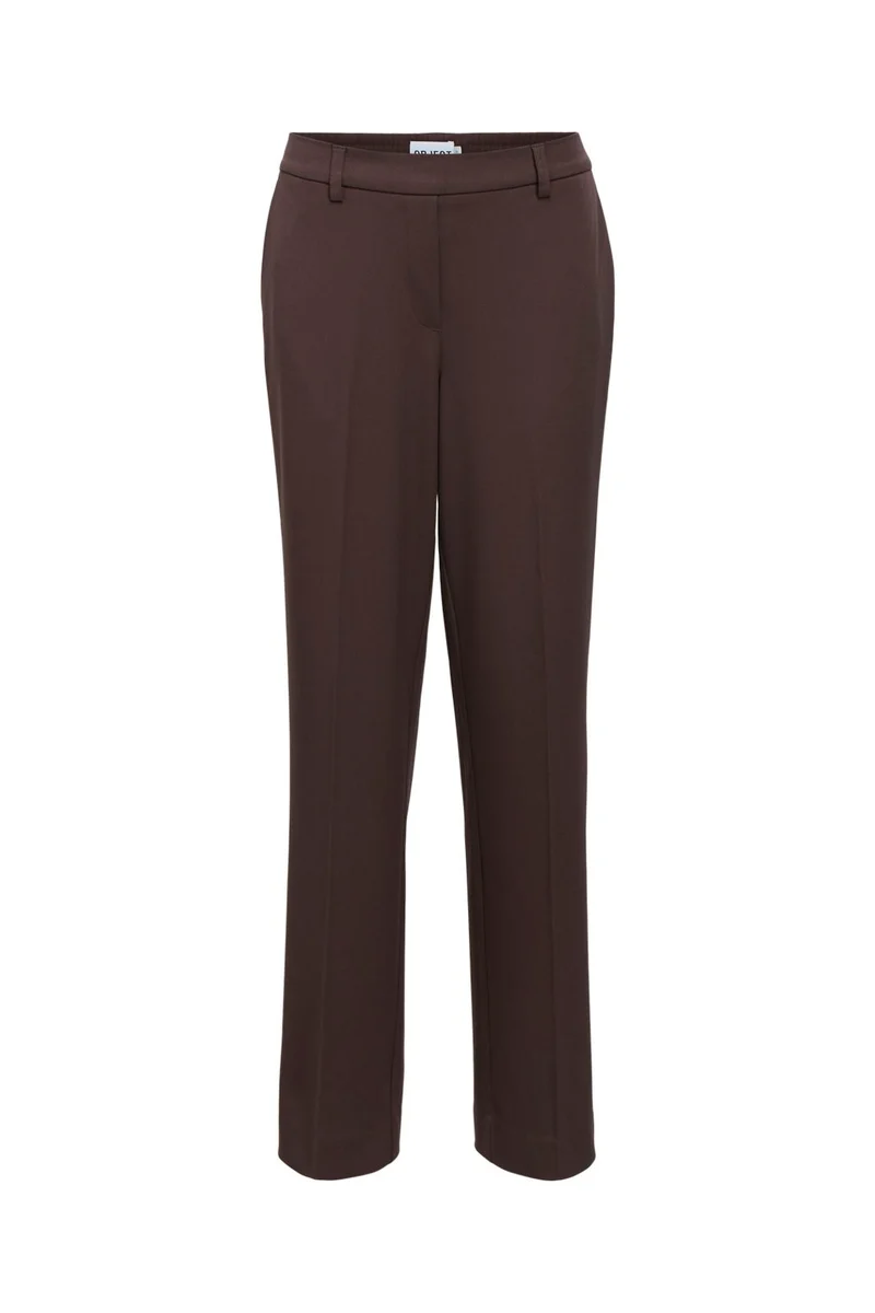 Object - Objlisa Straight Pant - 4955012 Seal Brown