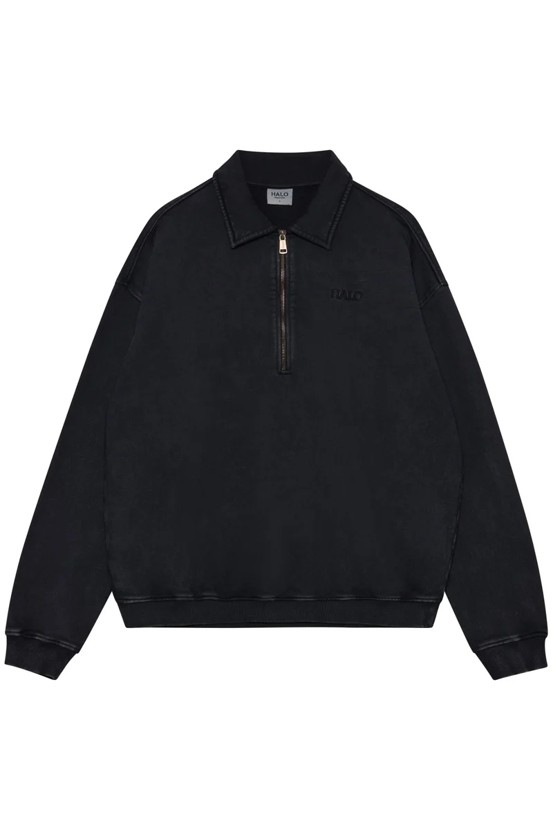 Halo - Boxy Polo Sweat 234449 - 2001 - Black