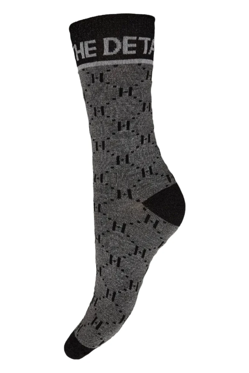 Hype The Detail - Sock W/Lurex 21565-75 - 8 - Grå
