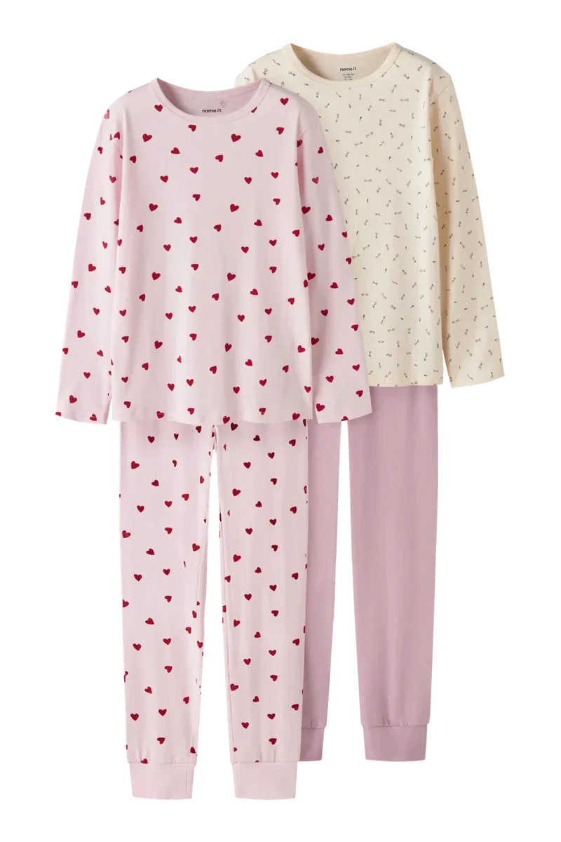 Name It - Nkfnightset - 4977962 Ballerina Heart And Flower Aop
