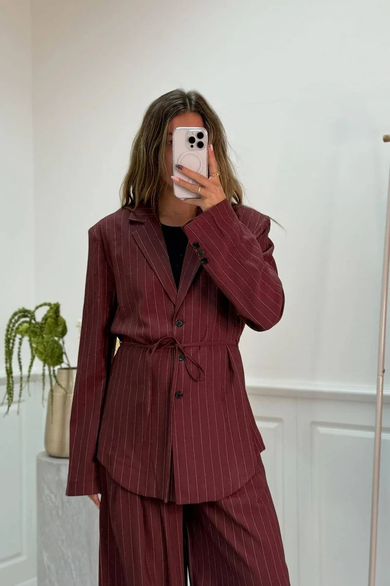 Dear Molly - Norah blazer 165004b - wine