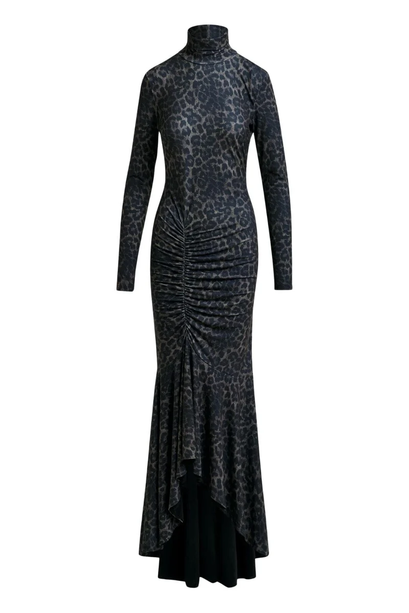 Essentiel Antwerp - Ibys Printed Jersey Dressibys - Combo1 Black