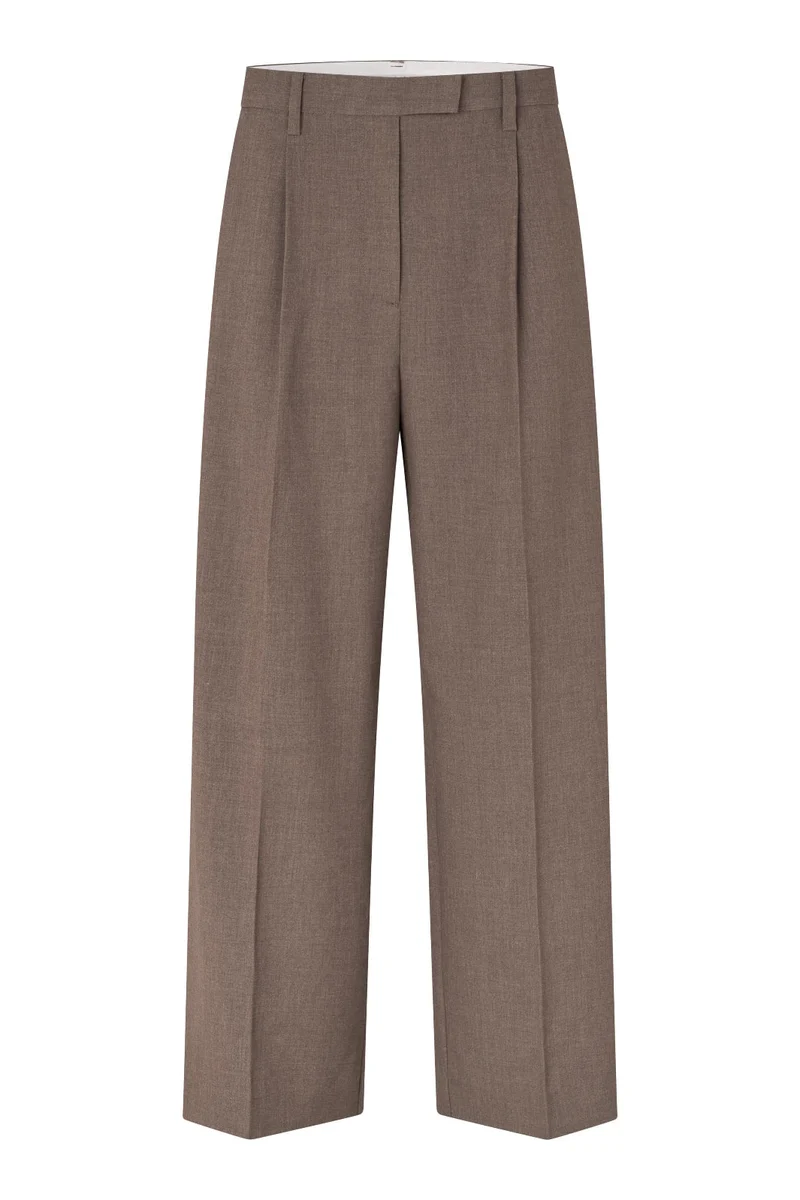Second Female - Dakota Trousers 60416 - 6144 Mid Brown Melange