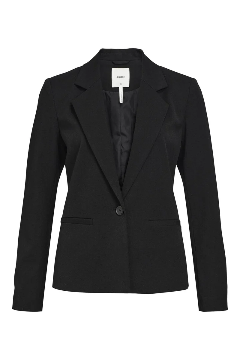 Object - Objlisa L/S Button Blazer - 4393296 Black