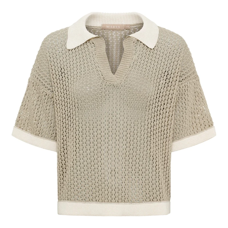Marta Du Chateau - Mdcnayeli Knit 65032 - Fango/Calce