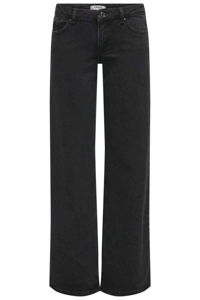 Only - Onljuicy Lw Wide Leg Rea1099 - 4597585 Washed Black