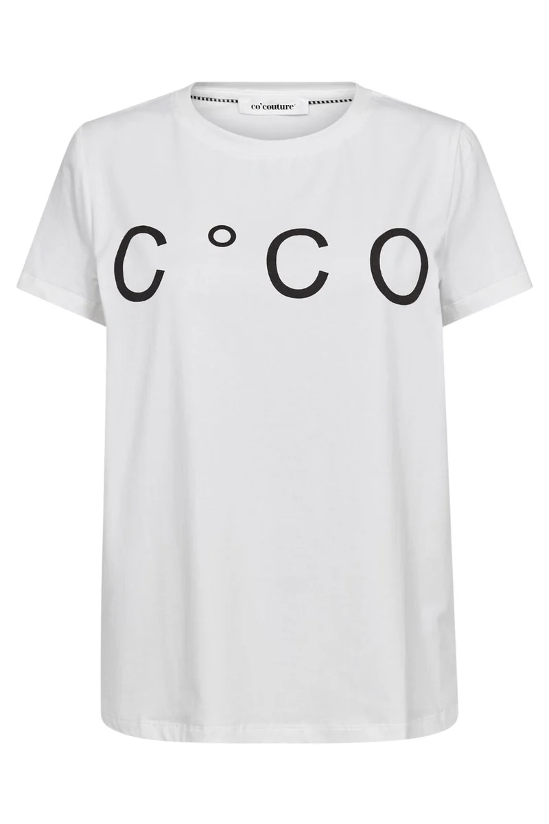 Co´Couture - Signaturecc New Tee 33200 - 4000 - White